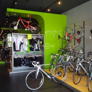 Estante de Exhibición de Pared para Tienda de Bicicletas de Montaña de Madera, Escaparate para Tienda de Bicicletas Eléctricas, Mueble de Decoración, Soporte de Exhibición para Tienda de Ciclismo - Product Image 3