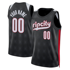Broderie personnalisée en gros pour les Portland Trail Blazers # 00 # 0 # 1 # 8 maillots de <span class=keywords><strong>basket</strong></span>-ball en maille poly unisexe pour adultes, vente en gros transfrontalière - Product Image 5