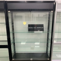 Moderne, Robuste LED-Beleuchtete Glasvitrine für Einzelhandelsgeschäfte, Rauchershops, Einkaufszentren - Anpassbare Abmessungen, Umweltfreundlich