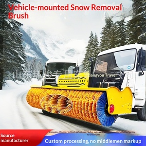 Rodillo Quitanieves con Cepillo Rodante Automático, Rodillo Quitanieves Montado en Vehículo para la Limpieza de Nieve en Carreteras - Product Image 1