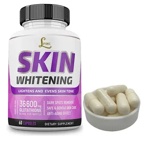 OEM Hot Selling Healthcare Supplement Skin Whitening Capsules For Effect And Powerful Anti-Aging 36600mg L-Glutathione Pills