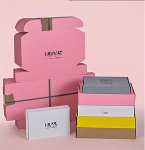 Custom Logo Gegolfd Mailer Dozen Voor Kleding Bulk Voorraad Snelle Verzending - Product Image 3