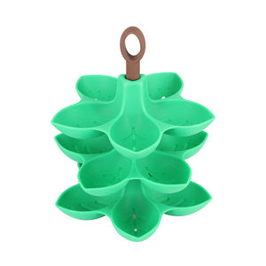 Hervidor de Huevos de Silicona de Grado Alimenticio <span class=keywords><strong>en</strong></span> Oferta - Soporte Reutilizable para Huevos Cocidos Suaves/Duros y Huevos Escalfados - Product Image 1