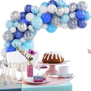 Kit de guirnalda de <span class=keywords><strong>globos</strong></span> de princesa congelada, <span class=keywords><strong>globos</strong></span> de látex PastelColor, arco de fondo para niñas, <span class=keywords><strong>fiesta</strong></span> de cumpleaños, decoraciones del Reino del Hielo - Product Image 5