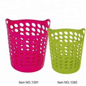 Nhựa lưu trữ ráp thông gió chất lượng cao LDPE giặt giỏ cản trở với xử lý - Product Image 3