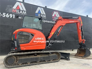 Excavadora de cadenas, miniexcavadora, marca líder U56-5, excavadoras usadas, marca líder U56-5, maquinaria de construcción. - Product Image 6