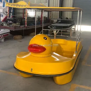 2024 sıcak satış su parkı tampon tekne çocuklar sarı ördek tekneler su eğlence ile kauçuk PVC yetişkin motosiklet pil tamponu araba