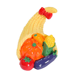 Artificial Fruit And Vegetable Cornucopia Resin Decor Indoor Easter Decoration - Product Image 5