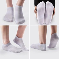 Chaussettes de sport d'été respirantes unisexes à coupe basse, invisibles, en mélange de coton tricoté, absorbant la transpiration