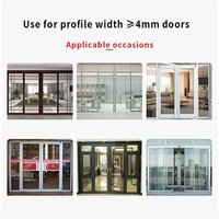 Cerradura Inteligente para Puerta de Aluminio con Huella Dactilar, Contraseña, Tarjeta, Desbloqueo con Clave, Clasificación IP65, Construcción de Aleación de Aluminio