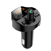 Fiio — lecteur de musique MP3 de voiture T66, avec double chargeur USB, Kit mains libres, sans fil, bluetooth 5.0, transmetteur FM, adaptateur