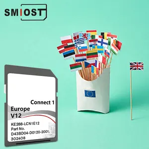 Smiost Aangepaste Verandering Cid Geheugen Gps Kaart Offline Navi Voor Nissan Qashqai Navigatie Sd Kaart Voor Auto Europa Zwart Plastic 12 Usd