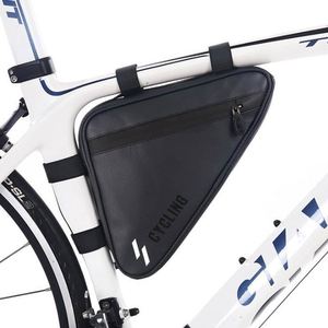 Bolsa triangular impermeable para bicicleta de montaña con logotipo personalizado de fábrica BSCI, bolsa para cuadro de bicicleta de carretera. - Product Image 3