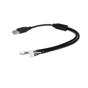 Cable Usb macho a 2xph 2,0 negro, alta calidad, venta directa de fábrica