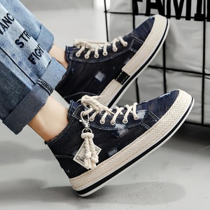 Zapatos de Hombre Transpirables, Zapatos Casuales de Diseñador, Ligeros, Duraderos, Cómodos, que Aumentan la Altura, Zapatos Casuales Clásicos de Lona - Product Image 6
