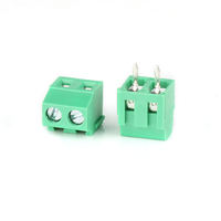 Bloque de terminales de resorte vertical JLC 128L-3.81-2p para PCB, paso de 3.84mm, conector de cobre de 2 pines, enchufable, 11-20 AWG, 500V