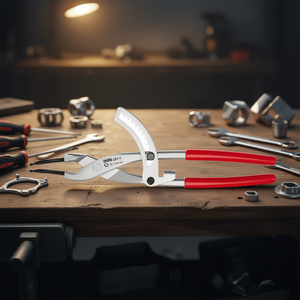Alicates de 127 mm con mango rojo para trabajos de precisión - Product Image 3