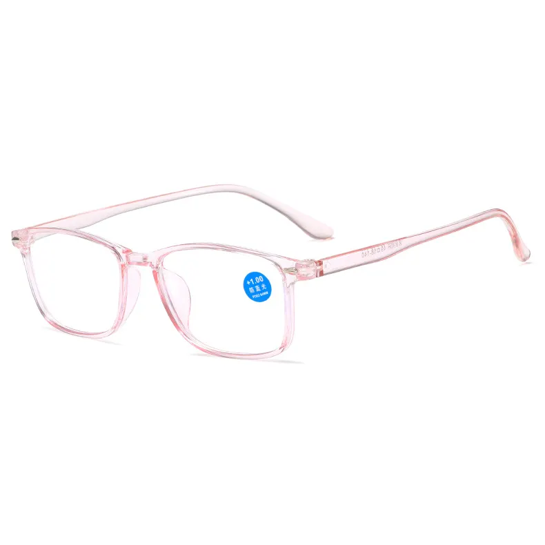 ファッションデザインアンチブルーライトアイウェアTR90眼鏡フレーム老年男性または女性老眼鏡
