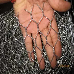 1-1/2 inch Hexagonal Floral Wire Netting PVC Coated Crab Hex Wire Netting