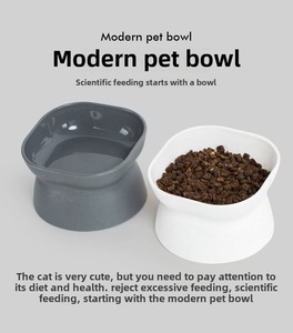 Vente en gros de gamelles pour animaux de compagnie en PP, bon prix, gamelles à double usage pour chats - Product Image 6