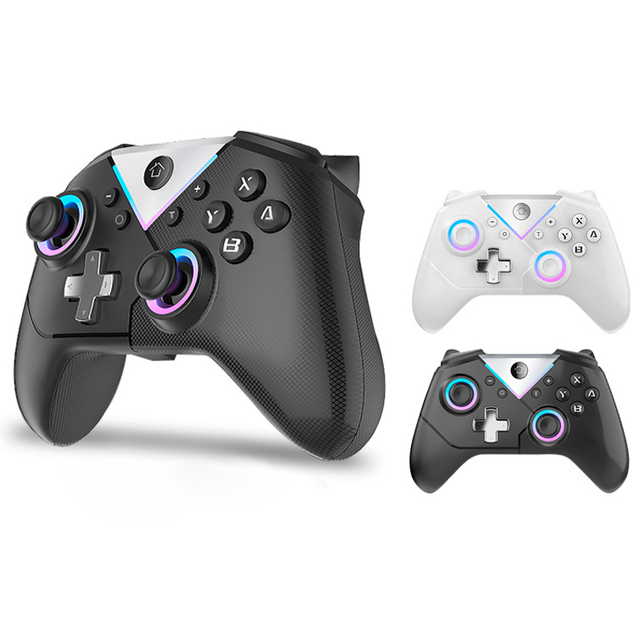 New Wireless Game Controller Six Axis Gyroscope Hall Trigger Vibration Remote BT Joystick Gamepad for PC Steam Switch Lite