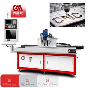 Máquina de perfuração automotiva CCD, máquina de perfuração CNC para perfuração de furos, posicionamento visual e identificação automática