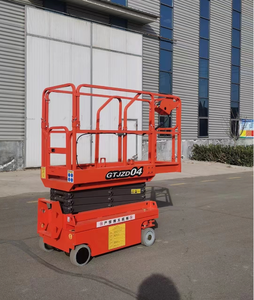 हाइड्रोलिक मिनी कैंची लिफ्ट स्व-चालित इलेक्ट्रिक वर्क प्लेटफॉर्म पहियों के साथ स्व-चालित इलेक्ट्रिक वर्क प्लेटफॉर्म - Product Image 3