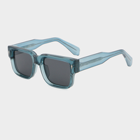 Lunettes de soleil tendance de luxe de haute qualité nouveau design cadre PC de lunettes CP temple lunettes de soleil personnalisées unisexes