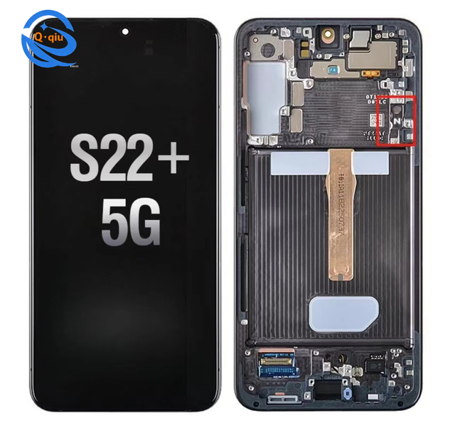 Mobile Phone LCD Display for for S22+ 5G OLED Screen Touch Panel Complete Assembly 400cd Luminance 1 Year Warranty