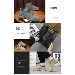 Zapatos de Moda de Invierno para Hombre, Nuevos, Directo de Fábrica, Impermeables, Antideslizantes, Ligeros, de TPU, para Trabajo, Deporte y Ocio, con Cordones de Lona - Product Image 5