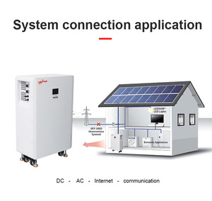 เครื่องกำเนิดไฟฟ้าสถานีพลังงานแบตเตอรี่ลิเธียมไอออนแบตเตอรี่10KW 5KW แหล่งจ่ายไฟแบตเตอรี่พลังงานแสงอาทิตย์สำหรับระบบพลังงานแสงอาทิตย์