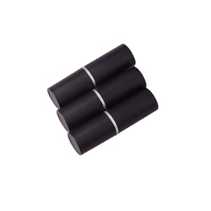 <span class=keywords><strong>Tube</strong></span> de rouge à lèvres en plastique noir pour l'emballage de baume à lèvres, anti-fuite, échantillons gratuits, taille personnalisée, sans BPA, TUV, CN;JIA MEYI - Product Image 1