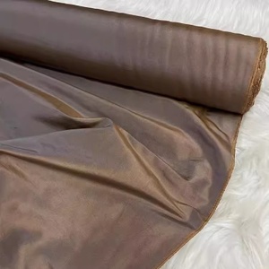 En stock <span class=keywords><strong>Tissu</strong></span> en soie <span class=keywords><strong>Doupion</strong></span> personnalisé 100% pure soie de luxe brillant rigide régulier pour doublure de vêtement - Product Image 1