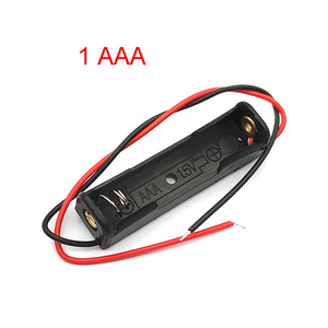 Boîtier de piles No 7 1/2/3/4/AAA avec compartiments rouge et noir, alimentation 45V3V, système de gestion des piles en polypropylène PP - Product Image 2