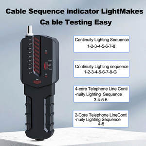 Высокоточный многофункциональный тестер сетевых кабелей BNC с защитой от помех, выдерживает напряжение 60В и обладает защитой от перегрева - Product Image 6