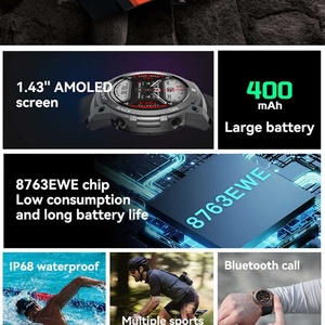 Sport Outdoor Smart Watch 2024 Big Screen Smartwatches for Men Fashion BT Call Smartwatch - Product Image 5