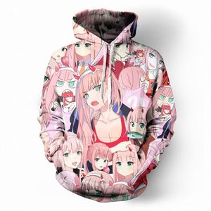 Disfraz de Cosplay Sexy de Anime Darling in the Franxx Zero Tow 02, Sudadera con Capucha para Hombre y Mujer - Product Image 5