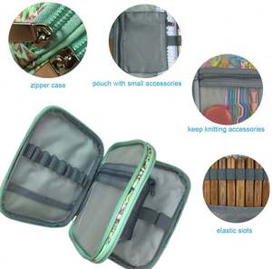 Nueva caja de ganchos de ganchillo sin ganchos y accesorios, bolsa de almacenamiento con cremallera, bolsa de malla con varios ganchillos/K - Product Image 6