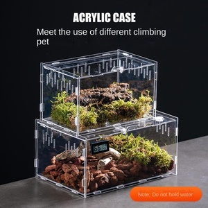 Terrario de Acrílico de Alta Calidad para Reptiles, Caja de Incubación para Ranas, Arañas, Insectos y Reptiles, Accesorios, Exhibidores - Product Image 4