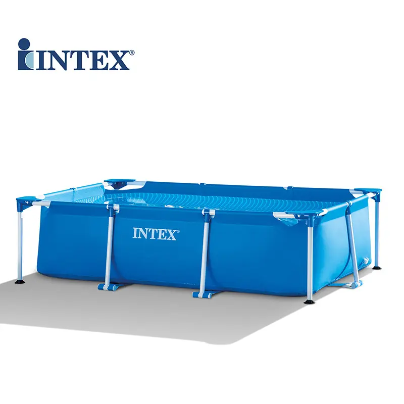 INTEX28271-piscina inflable familiar Rectangular para exteriores, Intex