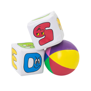 Juego <span class=keywords><strong>de</strong></span> Dados Suaves <span class=keywords><strong>en</strong></span> Inglés para Niños, con Pelota Suave, Educativo, <span class=keywords><strong>de</strong></span> PU, Algodón y Esponja, al por Mayor - Yunheng C401-A1 - Product Image 1