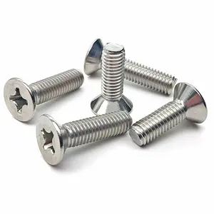 The Fine Quality Phillips Flat Head Machine Teeth 304 Stainless Steel Furniture Fastening Tools