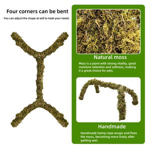 BumoPET 신상품 이끼 소라게 등반 장난감 이상적인 소라게 서식지 탱크 액세서리 소라게 곤충 작은 애완 동물 - Product Image 4