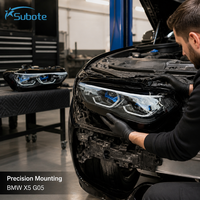 Phares LED Laser Black Shadow à Succès Commercial, Ensemble de Remplacement Original Adapté pour BMW X5 G05, Amélioration Automobile du Phare Avant