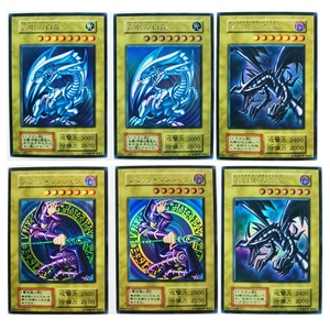 Yu Gi <span class=keywords><strong>Oh</strong></span>-Juego de colección de cartas de Anime, juguetes coleccionables de ojos azules, dragón blanco, negro, mago, <span class=keywords><strong>SR</strong></span>, japonés - Product Image 2