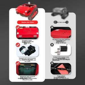 MDE608-90A Rasaerba Cingolato Telecomandato, Sarchiatrice e Trituratore d'Erba per Frutteti e Fattorie - Produttore Longjie - Product Image 4