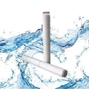 Élément filtrant en carbone 0,2 micron, cartouche filtrante plissée en papier, pompe à osmose inverse 500L/heure, garantie 1 an pour filtre à eau - Product Image 1