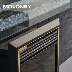 Cheminée électrique avec <span class=keywords><strong>insert</strong></span> lumineux LED en <span class=keywords><strong>brique</strong></span> à flamme réglable <span class=keywords><strong>de</strong></span> 40 pouces, intégrée, <span class=keywords><strong>pour</strong></span> la décoration intérieure - Product Image 6