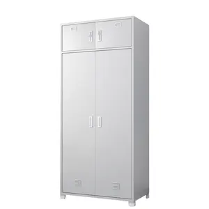 Customized Superior Steel Storage Cabinet Metal 4 Door Closet Double Locker