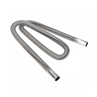 Vente directe d'usine Tuyau d'échappement flexible en acier inoxydable 25 mm * 1,5 m pour voiture et camping-car Chauffage d'air de stationnement